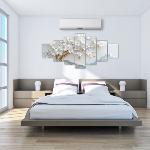 Obraz - 3D elegantní strom života (210x100 cm)