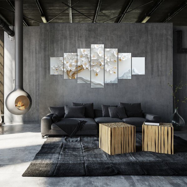 Obraz - 3D elegantní strom života (210x100 cm)