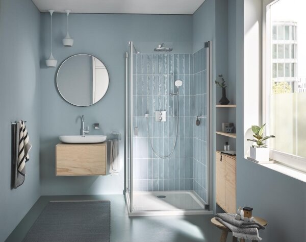 GROHE 40509001 - Držák na osušky ESSENTIALS CUBE 600 mm lesklý chrom