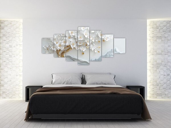 Obraz - 3D elegantní strom života (210x100 cm)