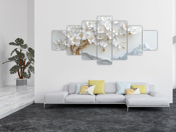 Obraz - 3D elegantní strom života (210x100 cm)