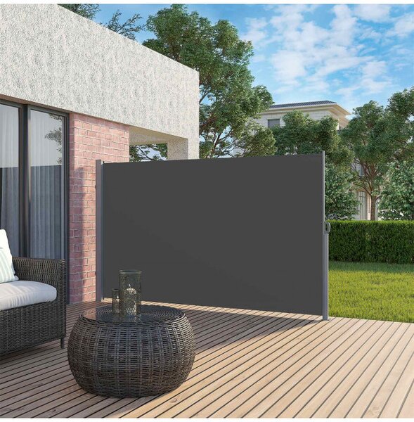 SONGMICS Boční markýza Orrine 180x450 cm antracit