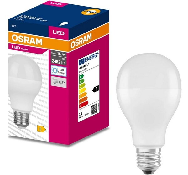 LED Žárovka E27/19W/230V 6500K - Osram
