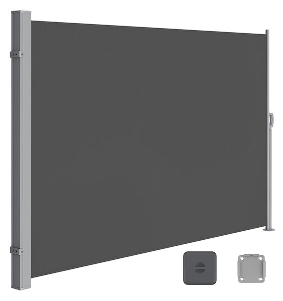 SONGMICS Boční markýza Orrine 180x450 cm antracit