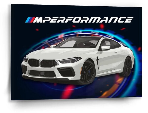 Sablio Obraz MPERFORMANCE Tachometr - 90x60 cm