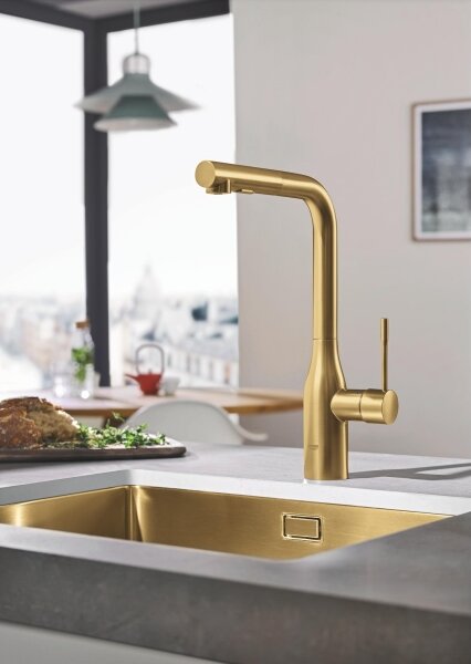GROHE 30270GN0 - Dřezová baterie ESSENCE zlatá