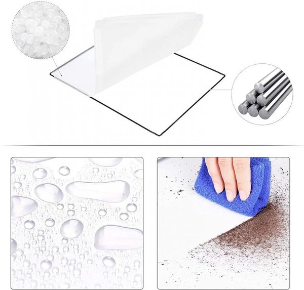 SONGMICS Ohrádka pro drobná zvířata Femino 143x108 cm čirá