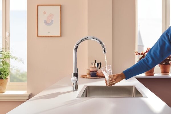 GROHE 30592000 - Dřezová baterie BLUE PURE StartCurve 411 mm lesklý chrom
