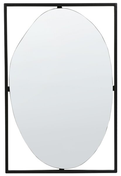 Zrcadlo NIBELLE 40 cm 60 cm Kov Černá