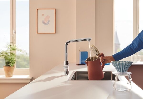 GROHE 30600000 - Dřezová baterie BLUE PURE L-výpusť lesklý chrom