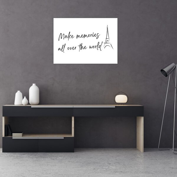 Obraz - Make memories (70x50 cm)