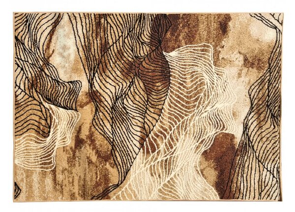 Moderní kusový koberec 70x130 cm LUKEN - béžový