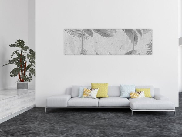 Obraz - Listy (170x50 cm)