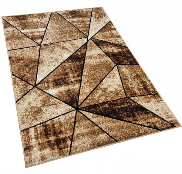 Geometrický kusový koberec 180x250 cm LUKEN - béžový