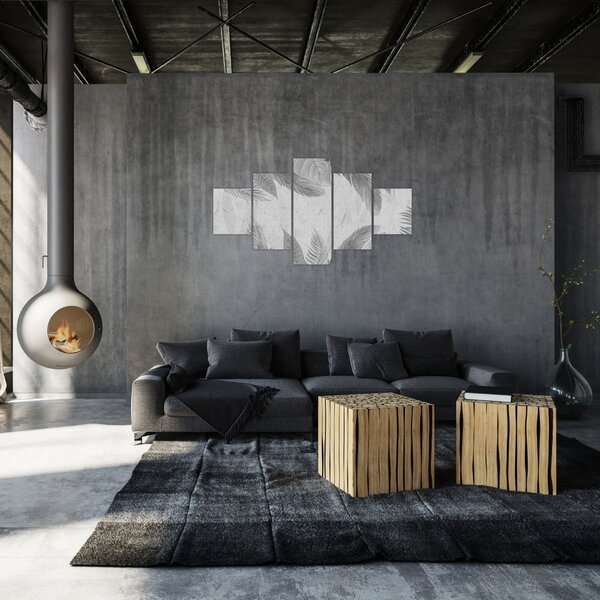 Obraz - Listy (125x70 cm)