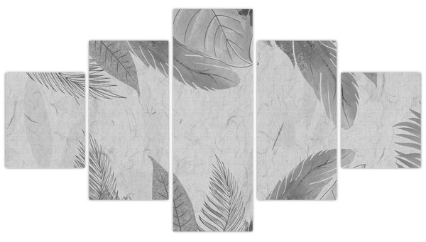 Obraz - Listy (125x70 cm)