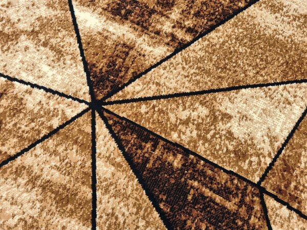 Geometrický kusový koberec 180x250 cm LUKEN - béžový