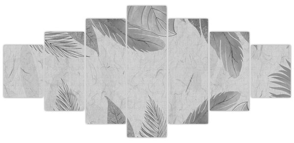 Obraz - Listy (210x100 cm)