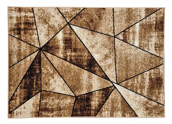 Geometrický kusový koberec 180x250 cm LUKEN - béžový