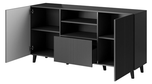 Designová kombinovaná komoda HAER 1 - antracitová
