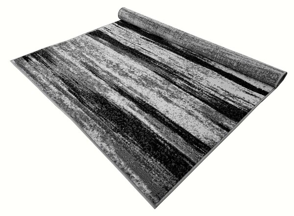Kusový koberec 80x150 cm LUKEN abstraktní - šedý