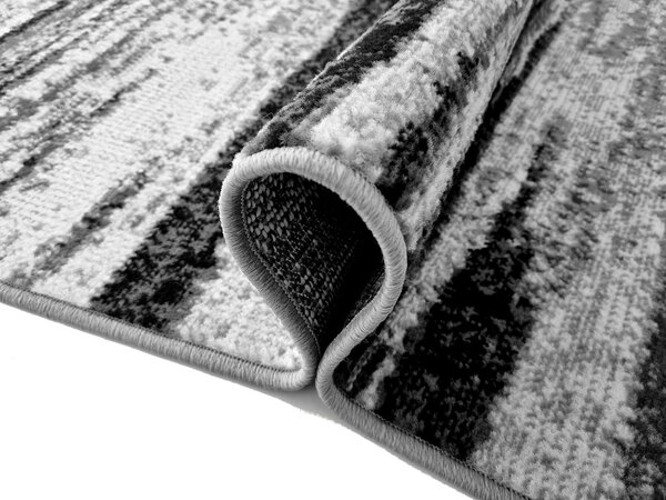 Kusový koberec 80x150 cm LUKEN abstraktní - šedý