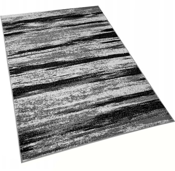 Kusový koberec 80x150 cm LUKEN abstraktní - šedý