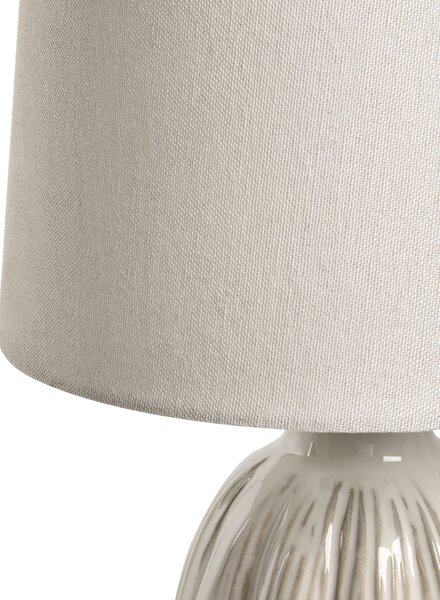 Stolní lampa AGUAN Keramika Světle béžová