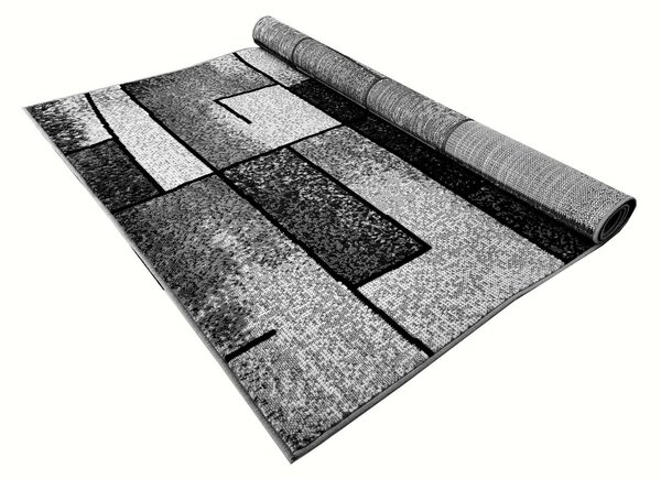 Kusový koberec 70x130 cm LUKEN obdélníkový - šedý