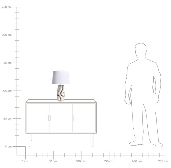 Stolní lampa PATUCA Keramika Bílá