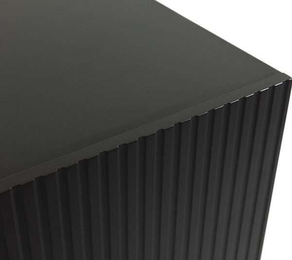 Komoda s elektrickým krbem HAER - antracitová