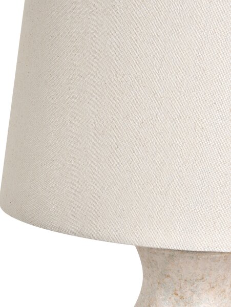 Stolní lampa CHARGES Keramika Světle béžová