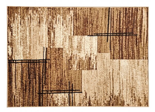 Kusový koberec 120x170 cm LUKEN obdélníkový - béžový / hnědý