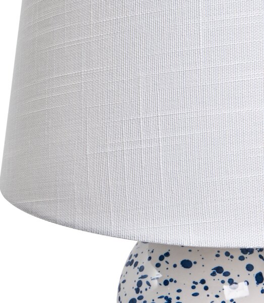 Stolní lampa MACAL Keramika Bílá/Modrá