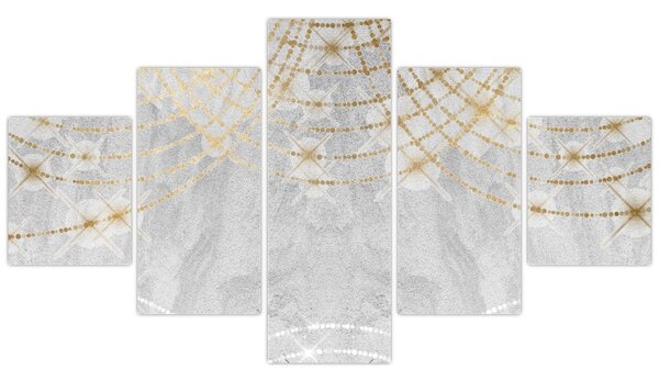 Obraz - Beton s designem (125x70 cm)