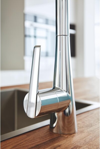 GROHE 32294002 - Dřezová baterie ZEDRA 401 mm lesklý chrom