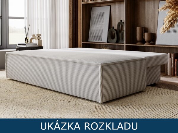 Rozkládací pohovka Luna - Modrá 12
