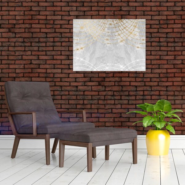 Obraz - Beton s designem (70x50 cm)