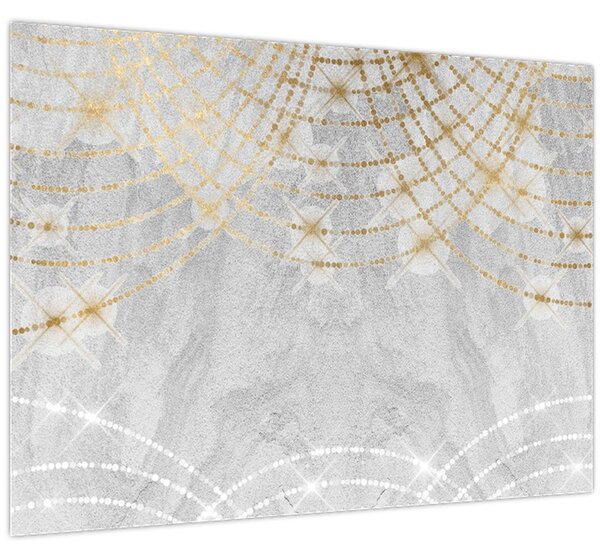 Obraz - Beton s designem (70x50 cm)