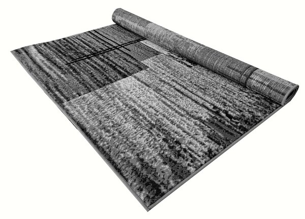 Kusový koberec 200x300 cm LUKEN obdélníkový - šedý / černý