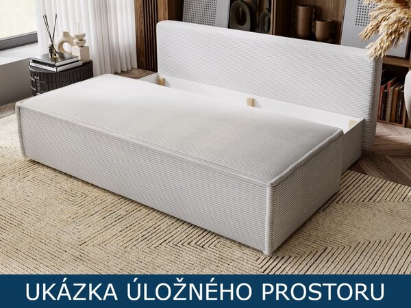 Rozkládací pohovka Luna - Modrá 12