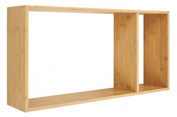 Nástěnná police Ember, bambus, přírodní, 70×15×35,5 cm – House Nordic