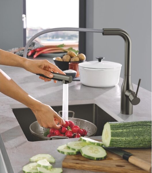 GROHE 30270AL0 - Dřezová baterie ESSENCE grafit