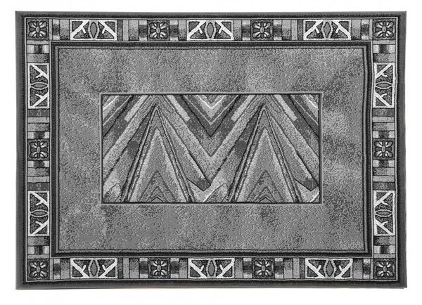 Vzorovaný kusový koberec 70x130 cm LUKEN - šedý