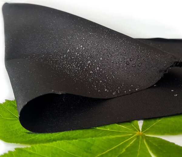 Vodu odpuzující oxfordová látka s teflonovou úpravou, 165 g/m², šíře 320 cm, černá