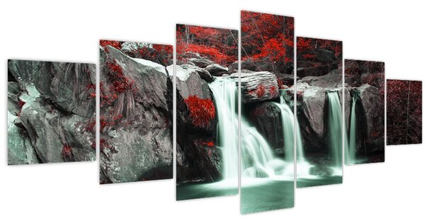 Obraz - Vodopády (210x100 cm)