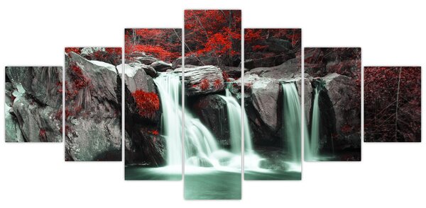 Obraz - Vodopády (210x100 cm)
