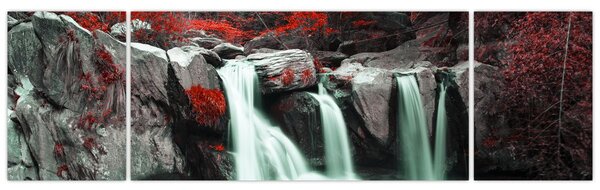 Obraz - Vodopády (170x50 cm)