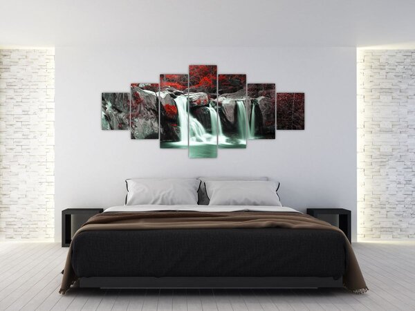 Obraz - Vodopády (210x100 cm)