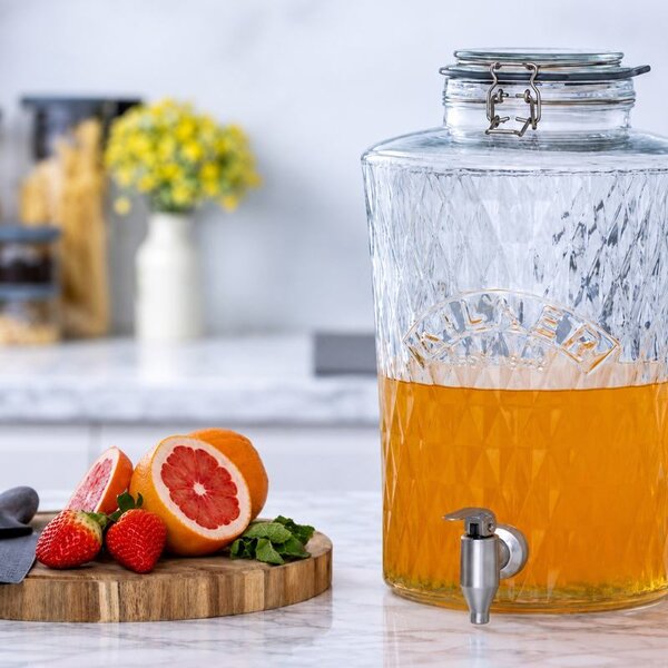Kilner Soudek s kovovým kohoutkem Diamond 8 l